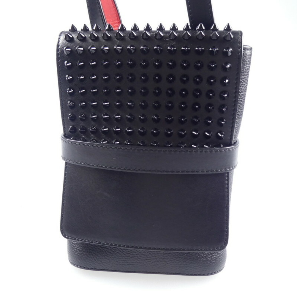 Christian Louboutin Leather Bag BENECH Calfskin REPORTER Shoulder - Picture 1 of 16